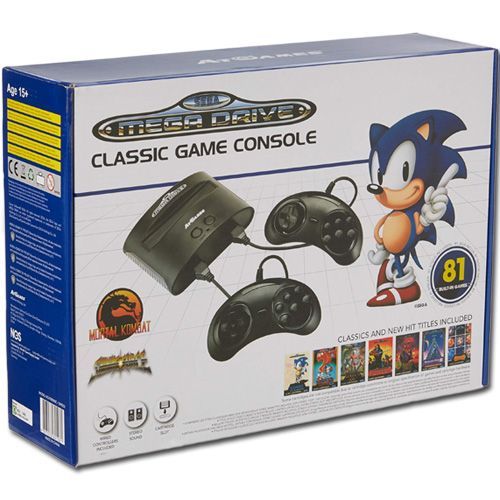 mega drive classic game console